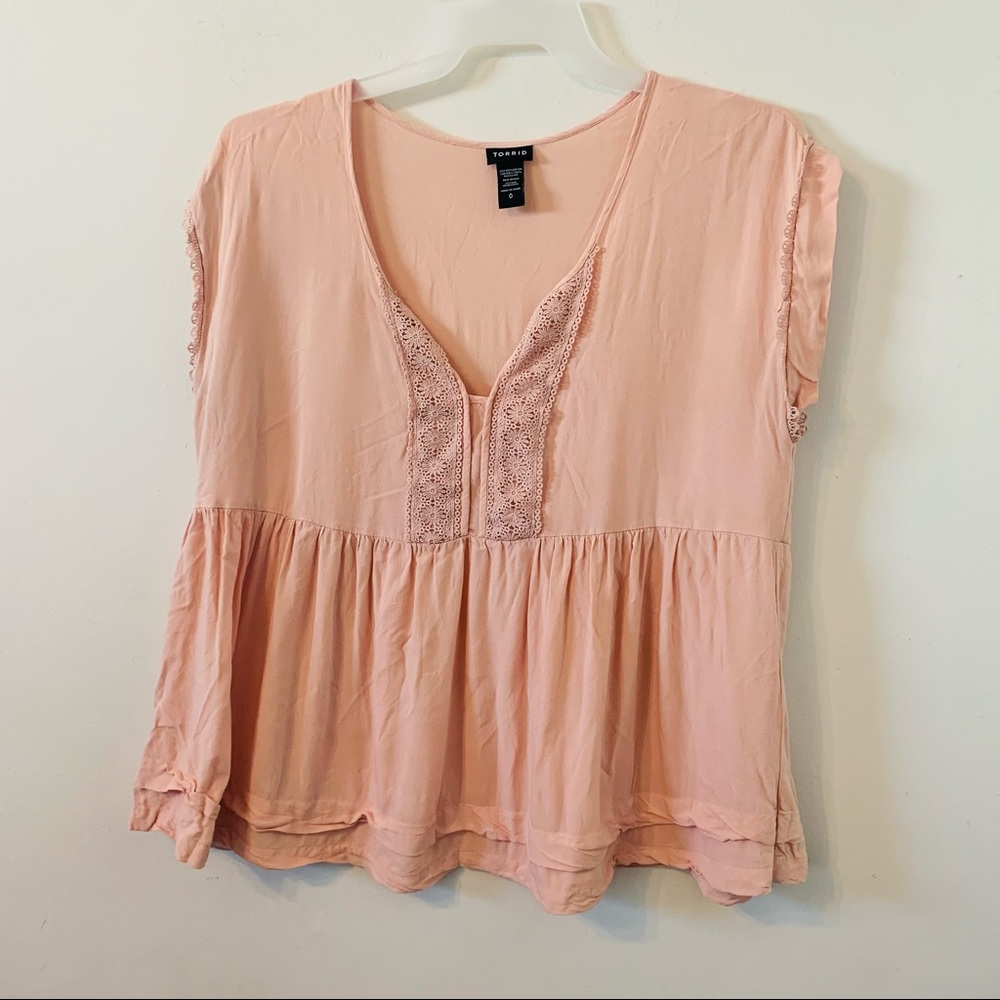 Torrid Blouse Top Plus Size 0X